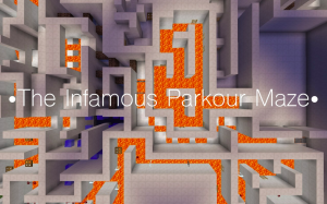 Baixar The Infamous Parkour Maze para Minecraft 1.13